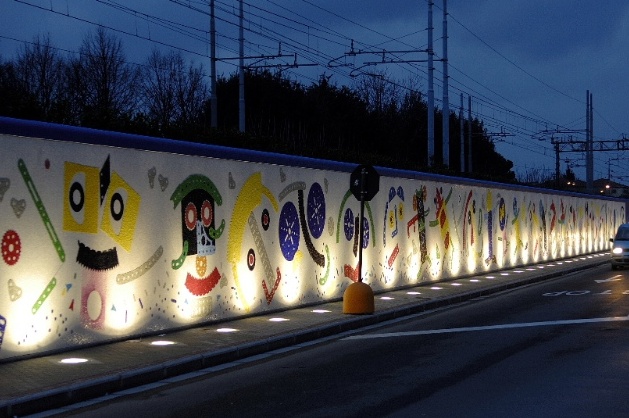 Mur d'Enrico Baj, Pontedera