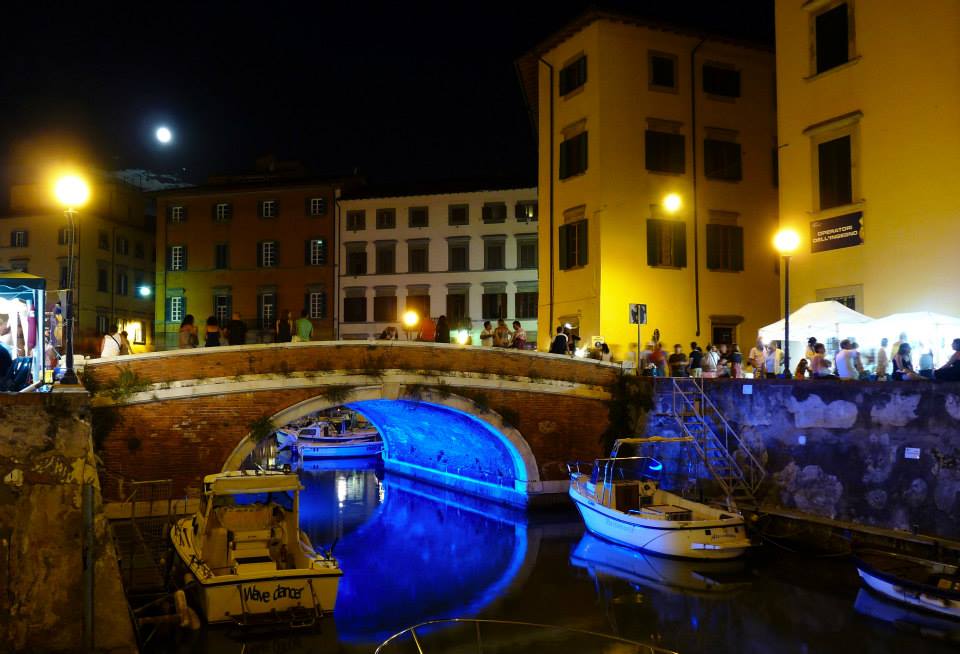 Le quartier illuminé pendant l'Effetto Venezia