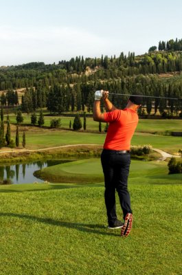 Golf in Tuscany in heart