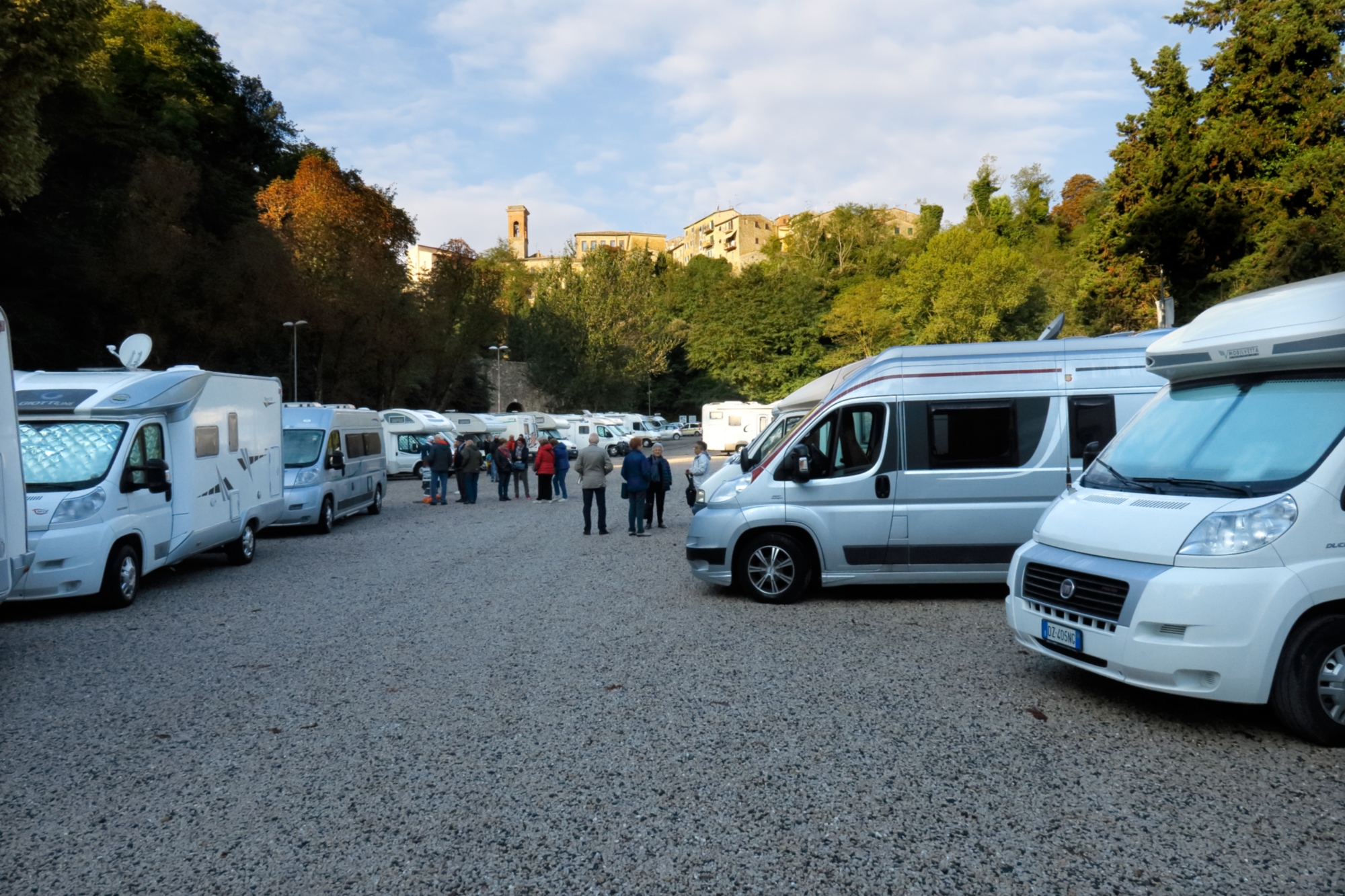 Aire de camping-car de Volterra