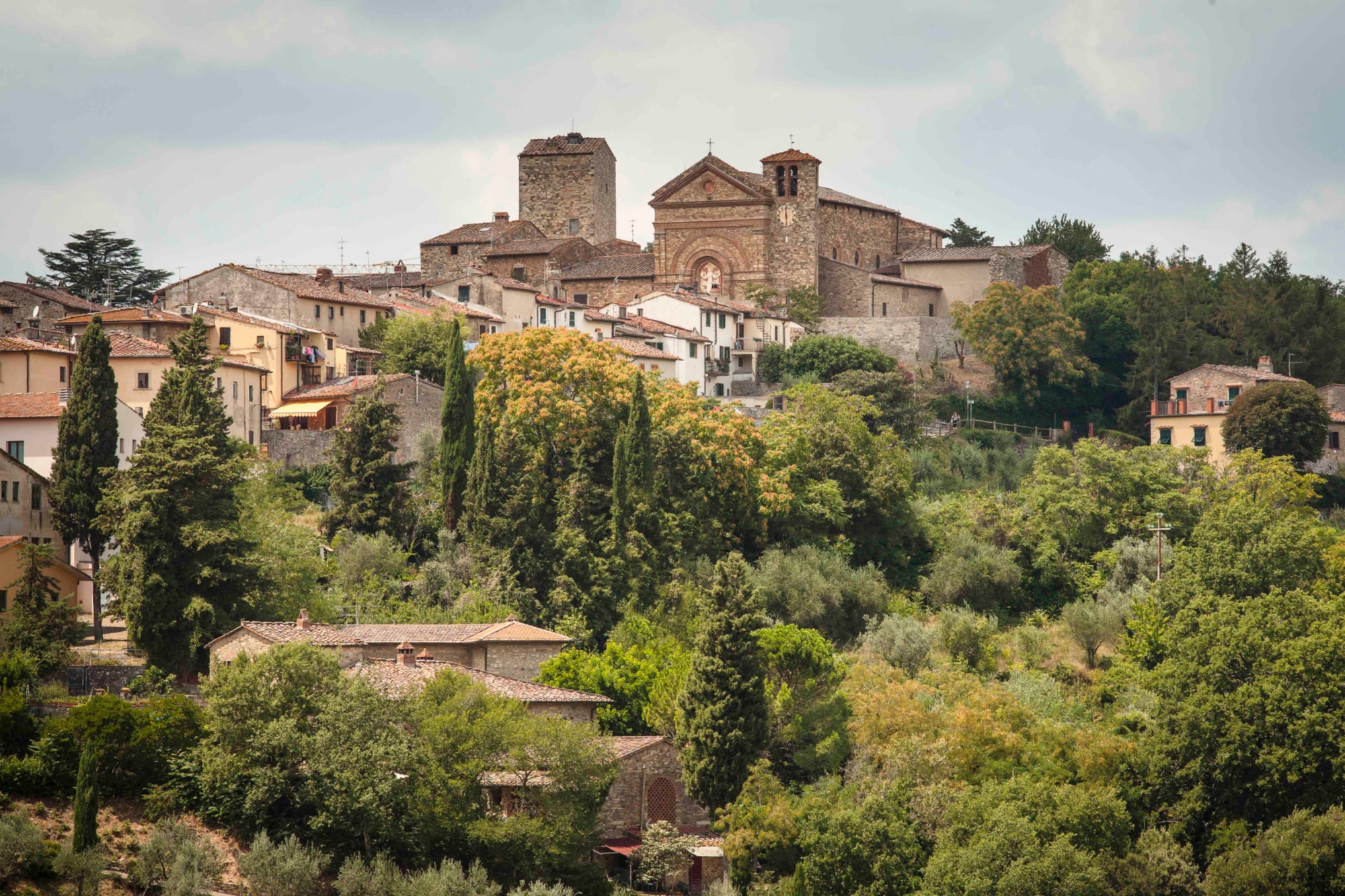 Vue de Panzano in Chianti