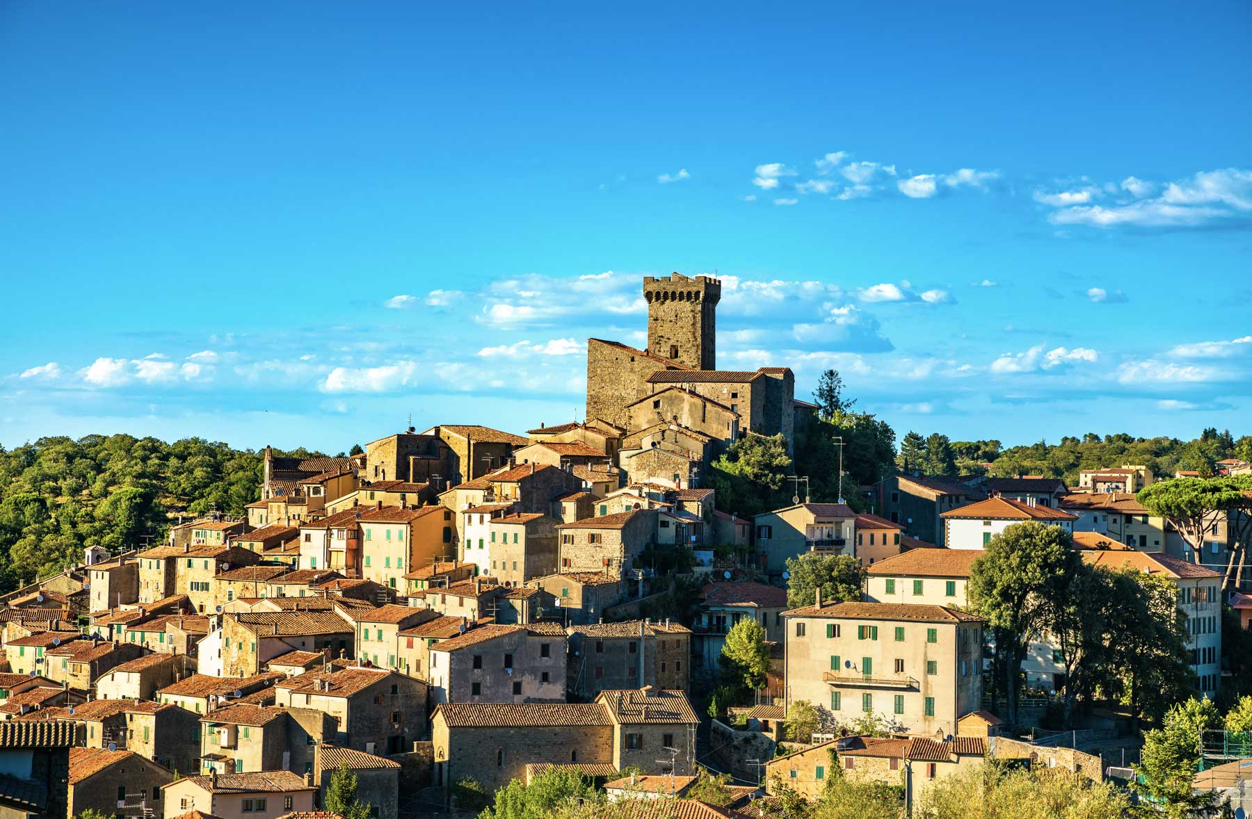 La forteresse aldobrandesque de Arcidosso