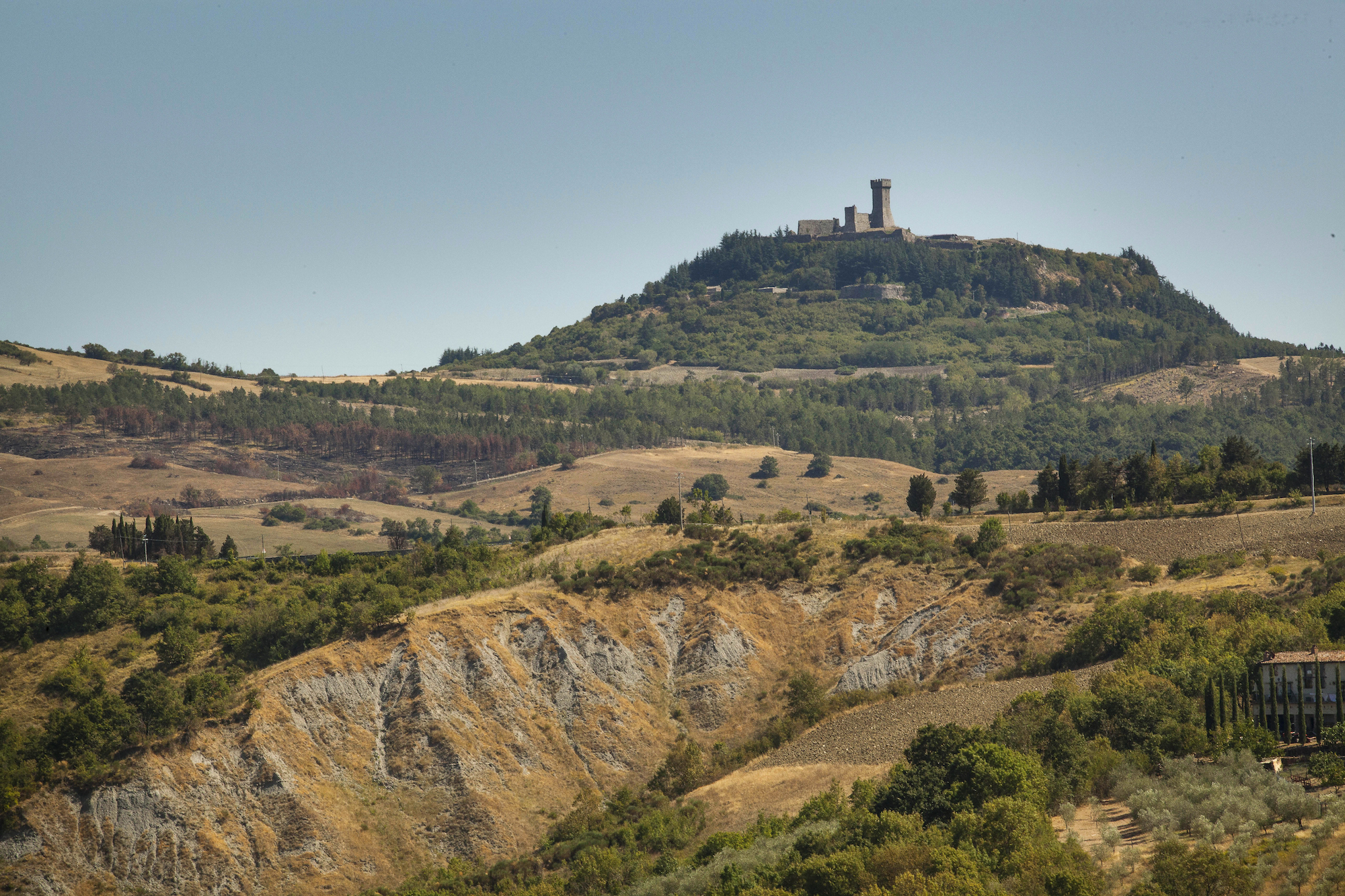 Vue de la Forteresse de Radicofani