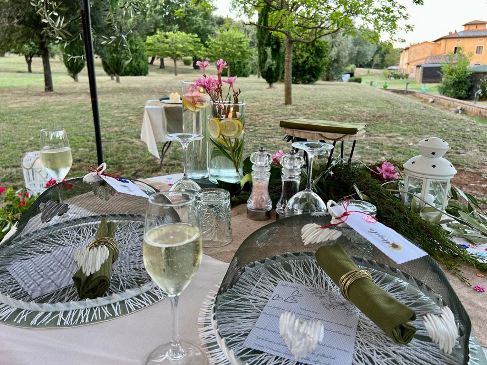 Soggiorno con cena romantica nel parco a San Gimignano