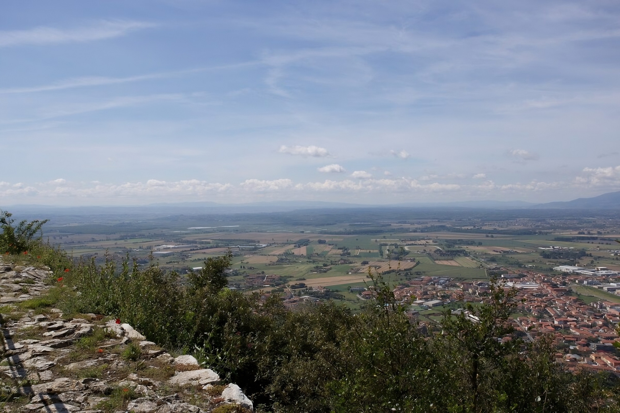 La vue de Monsummano Alto