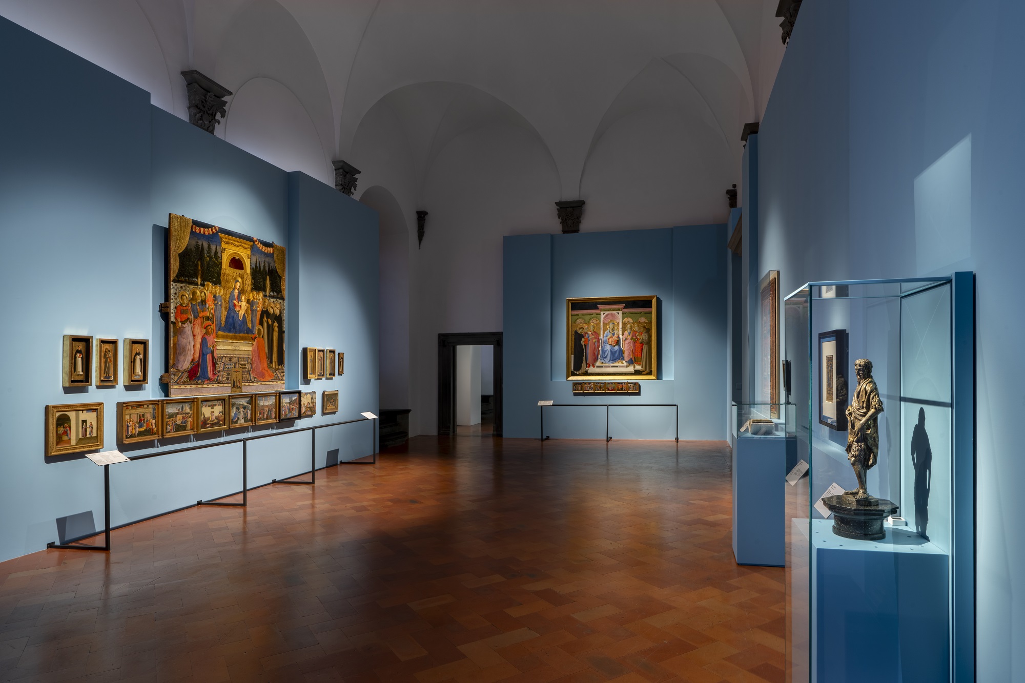 Une salle de l’exposition Beato Angelico au Palazzo Strozzi