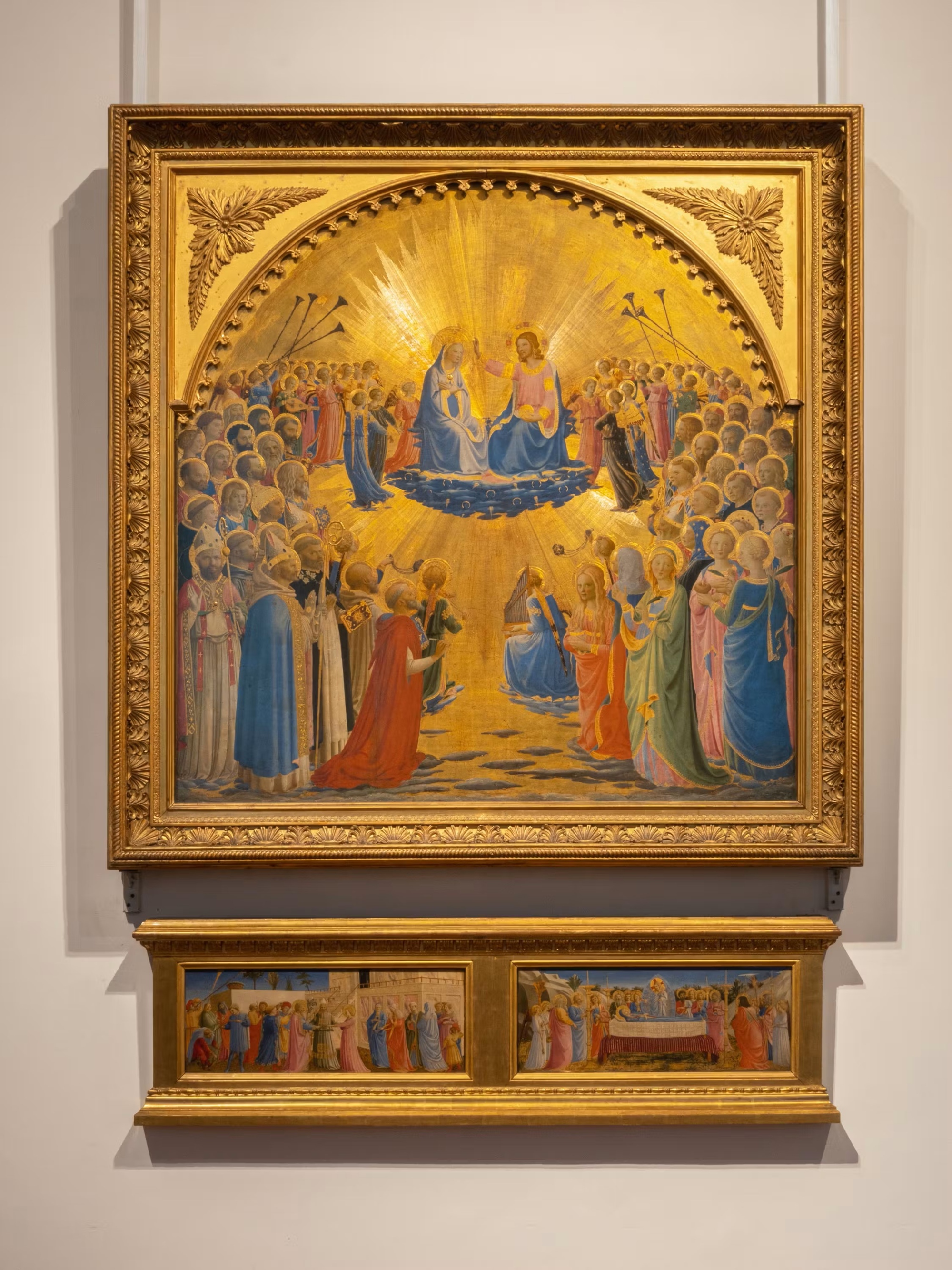 Le Couronnement de la Vierge de Fra Angelico à la Galerie des Offices