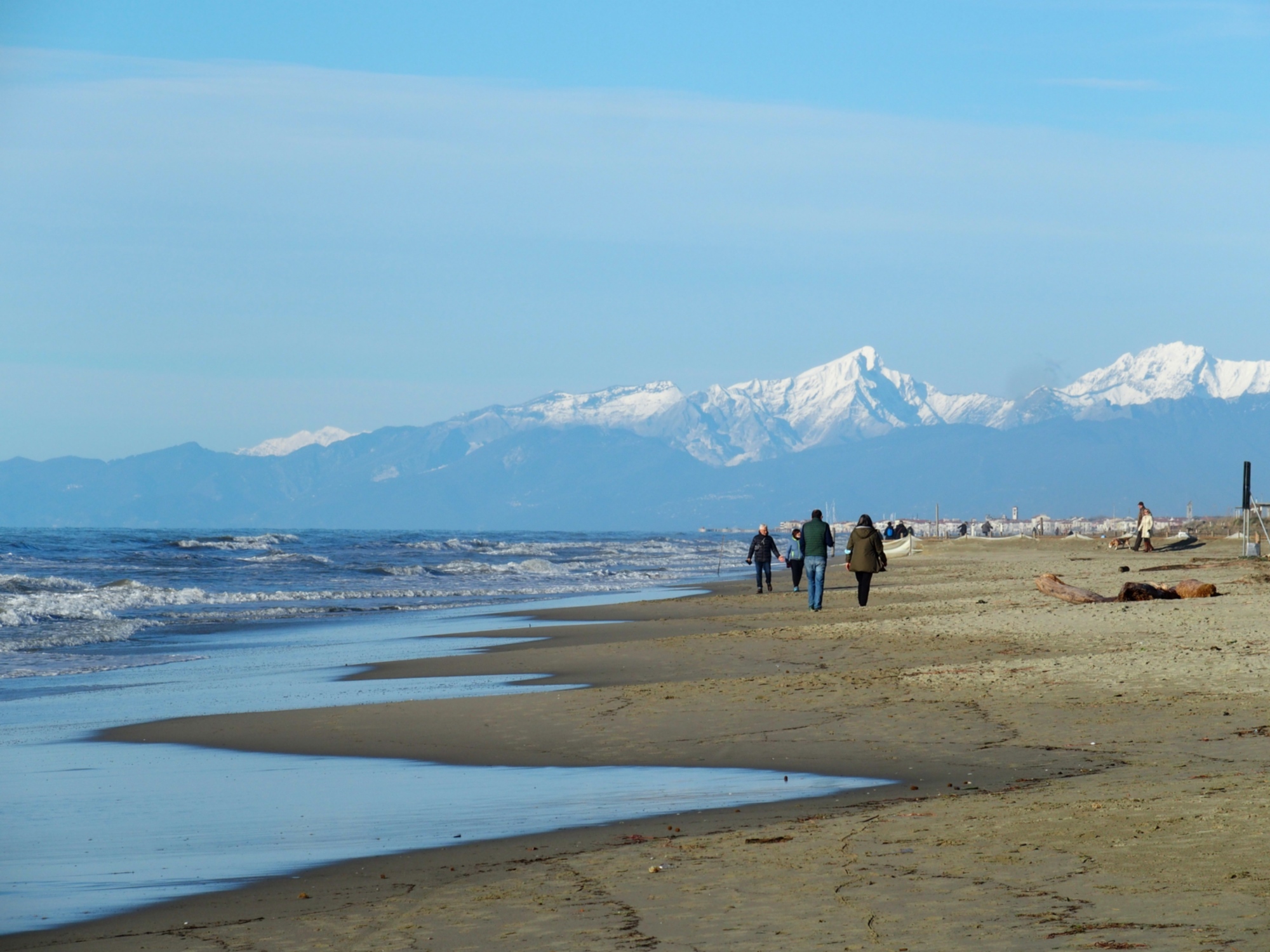 Plage en hiver - Calambrone