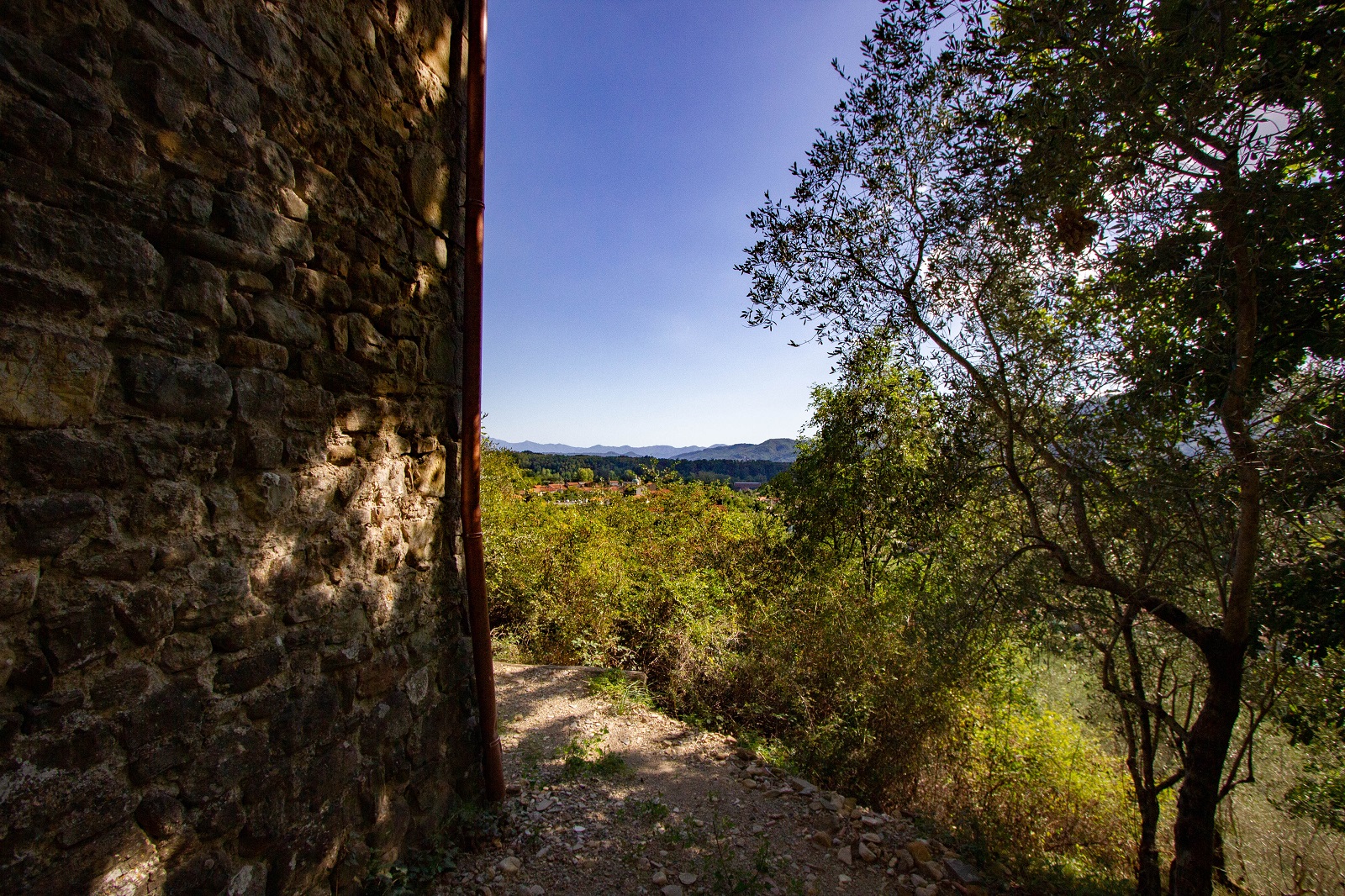 le panorama depuis une maison-tour