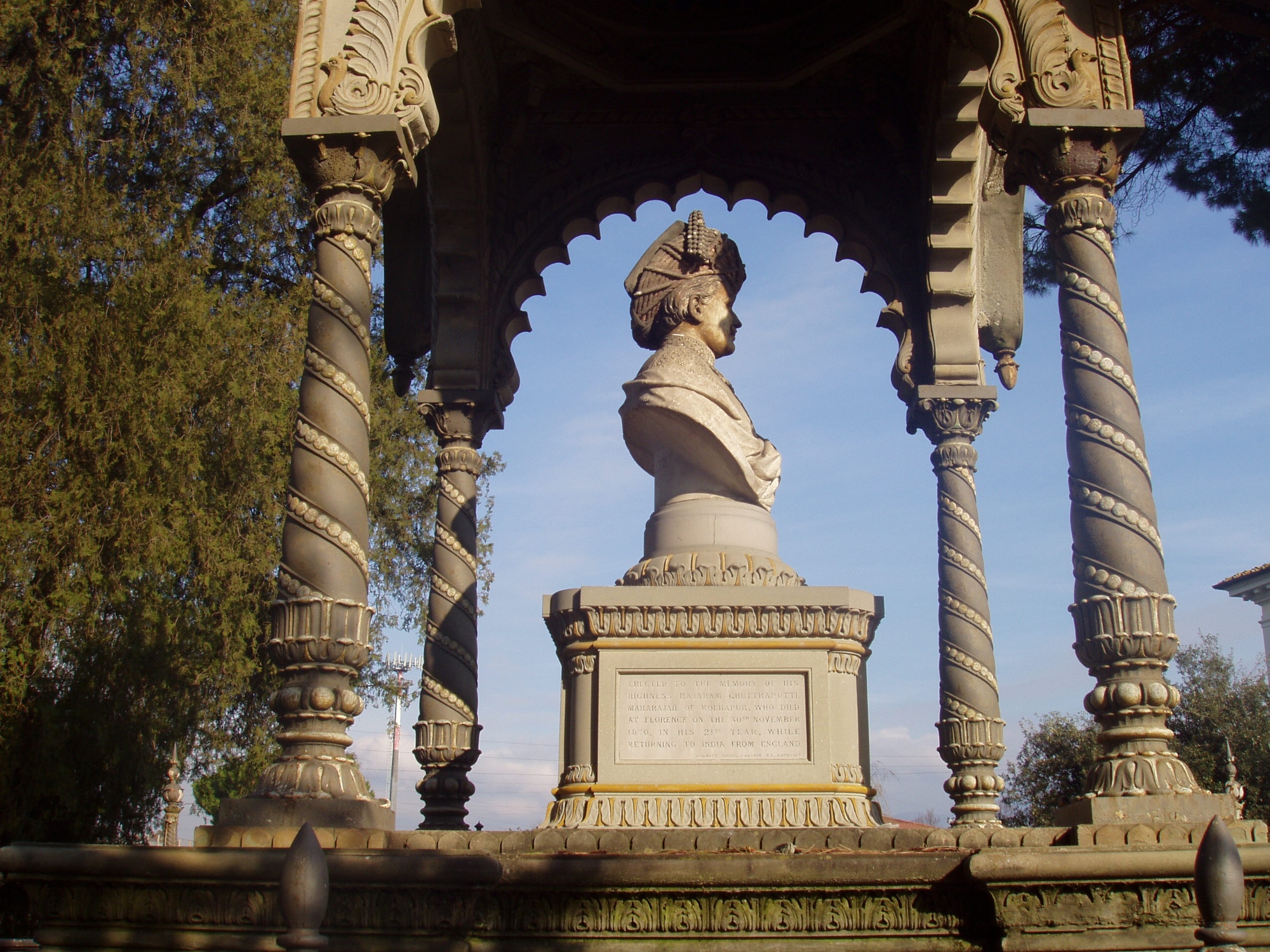 Monument indien, Parco delle Cascine