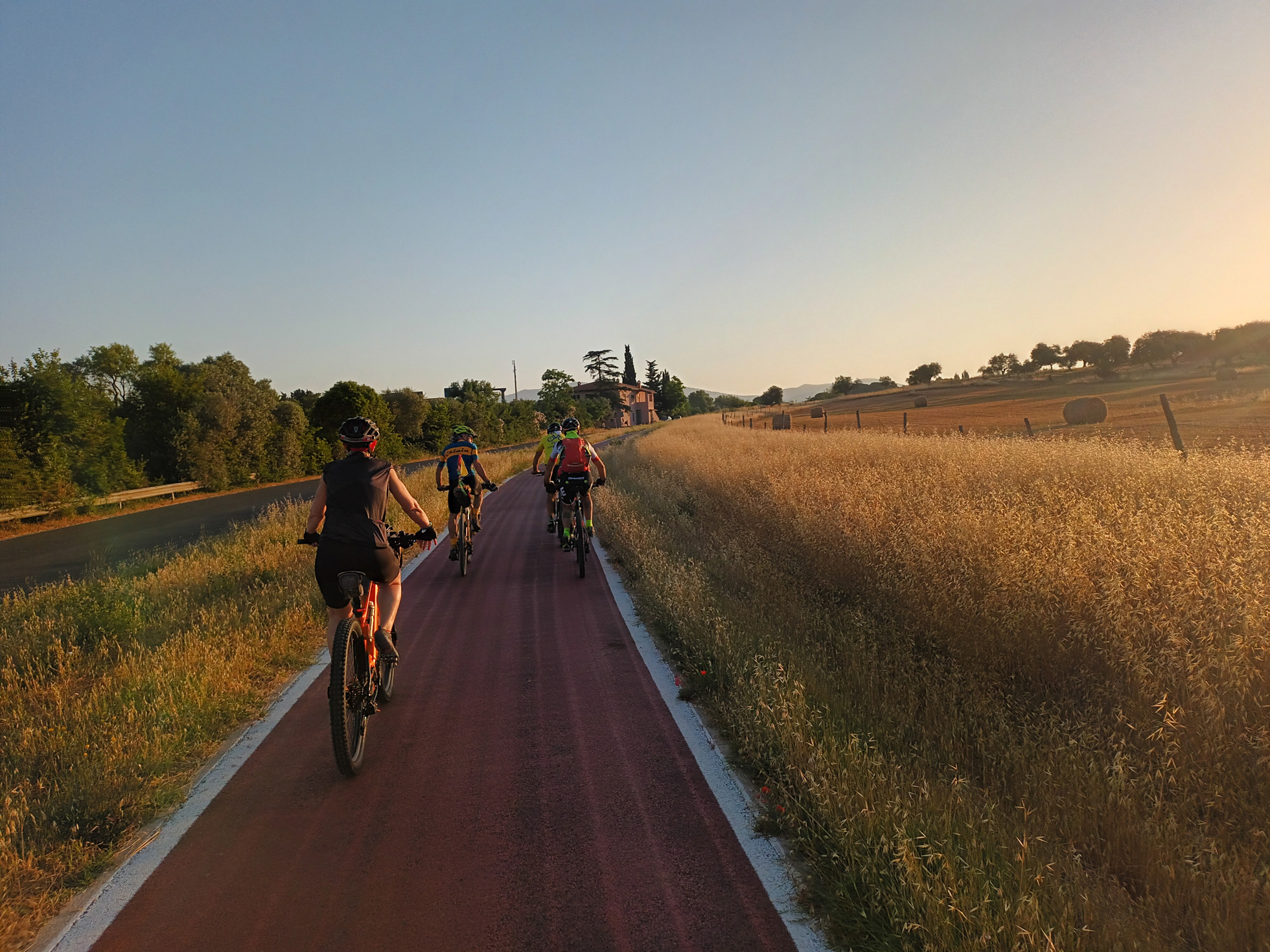 piste cyclable de Roselle - zone archéologique