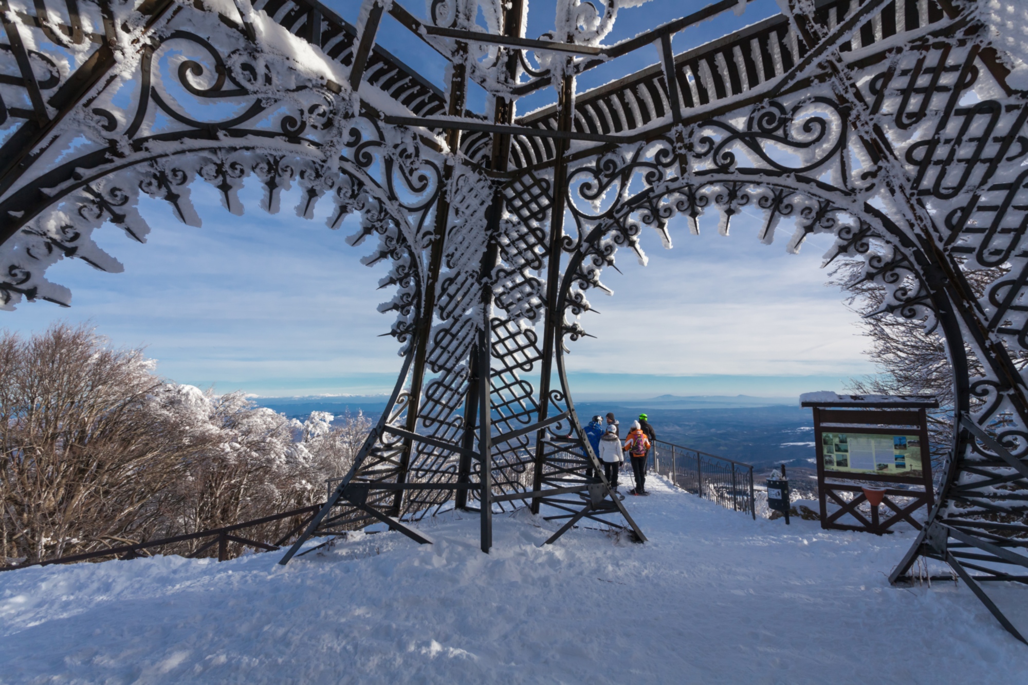 Croix au sommet du Mont Amiata