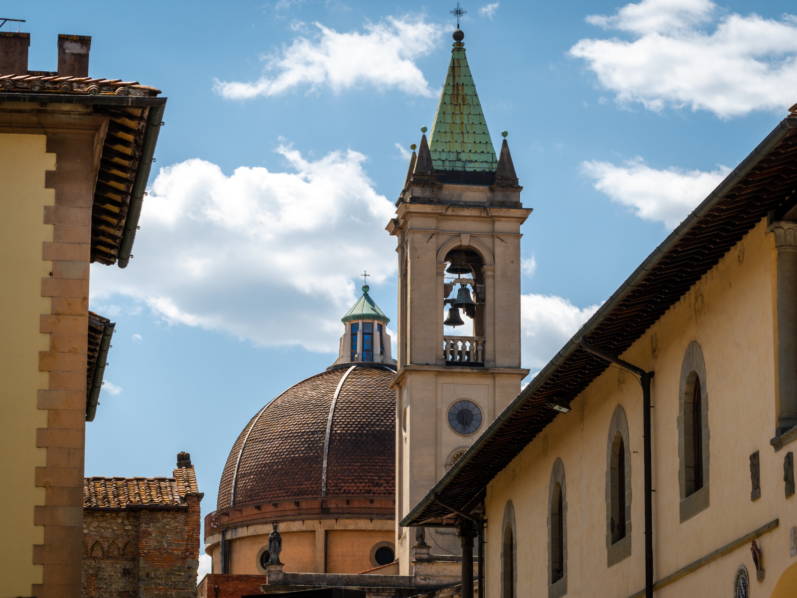 Dôme de la basilique Santa Maria delle Grazie San Giovanni Valdarno