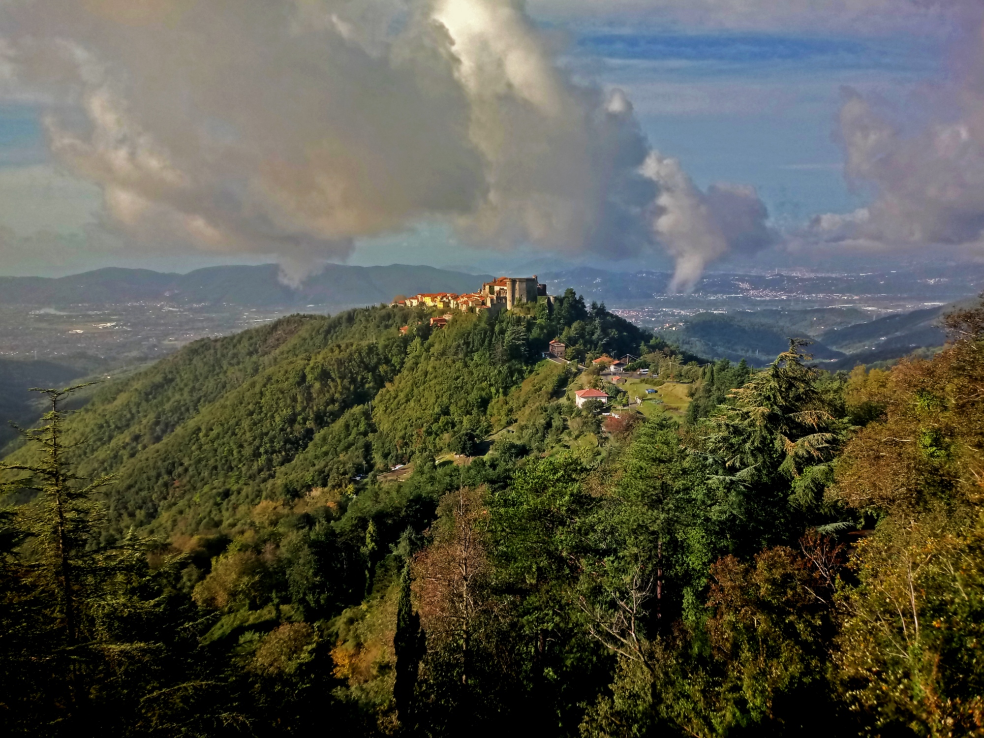 Vue sur Fosdinovo