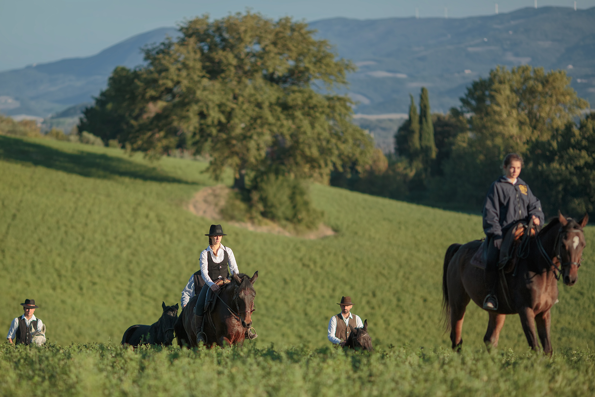 Balade à cheval dans le parc de San Rossore