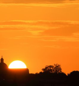 skyline Duomo al tramonto