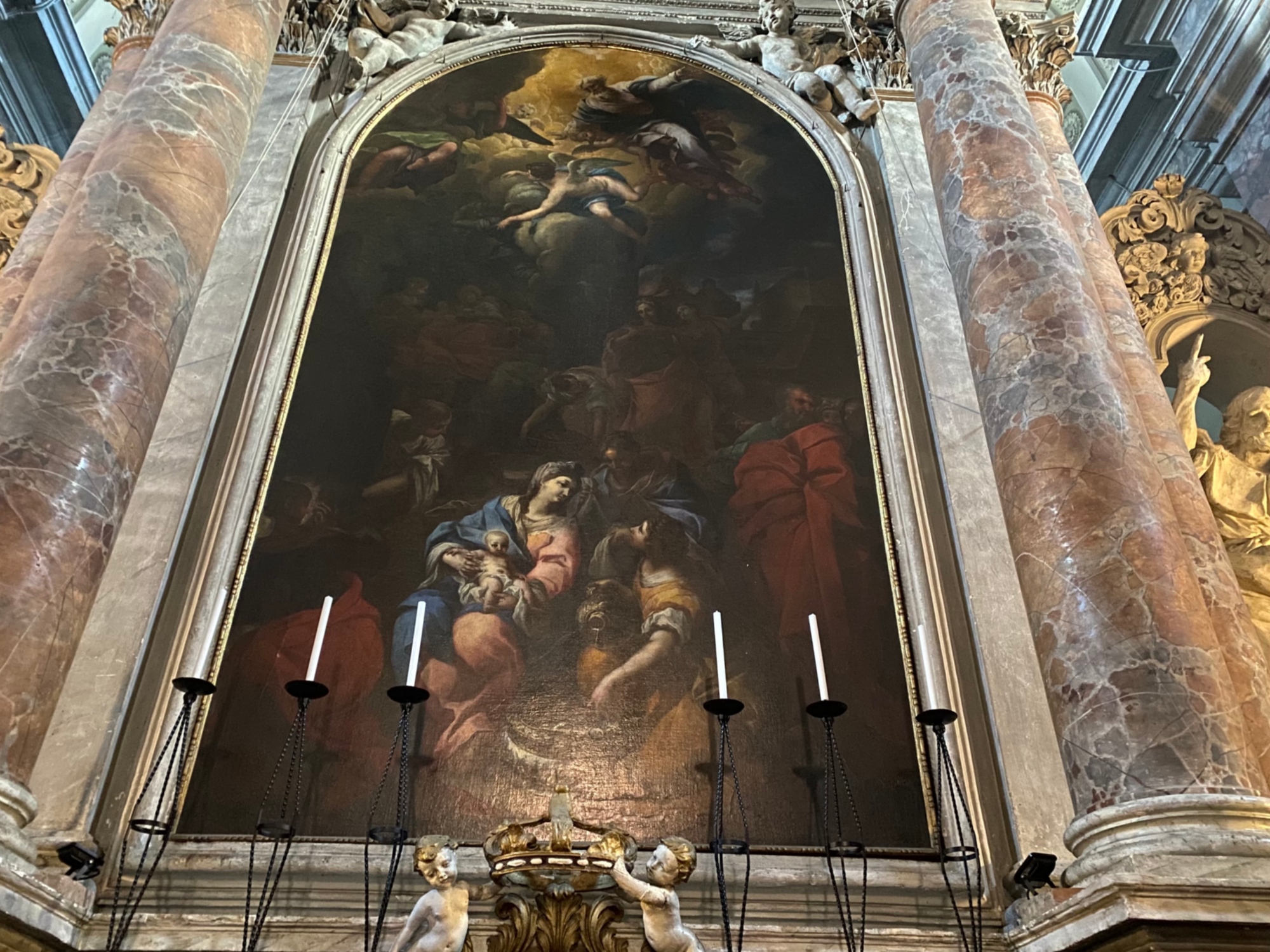 La Nativité de la Vierge par Giuseppe Nasini