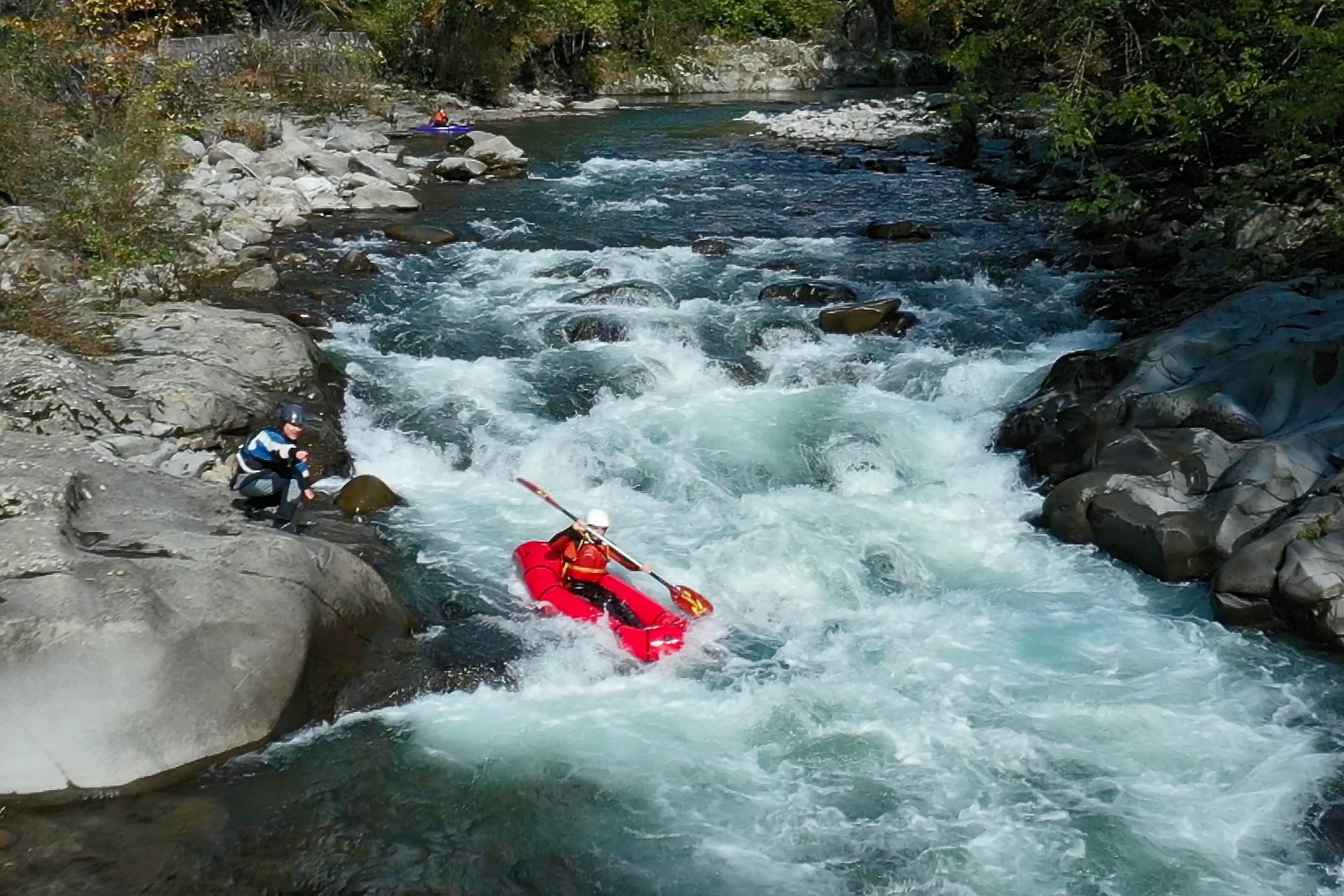 Rafting sur le torrent Lima