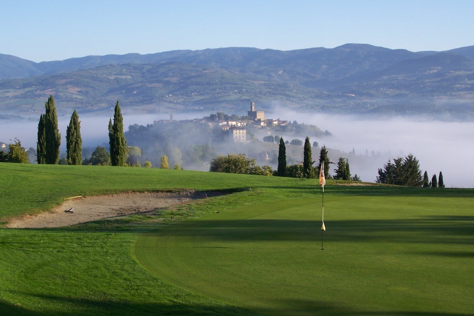 Vue depuis le club de golf Casentino