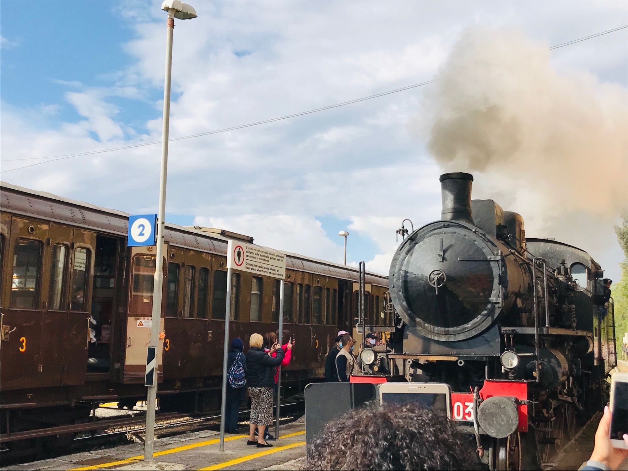 Treno storico a vapore da Siena a Vivo d'Orcia