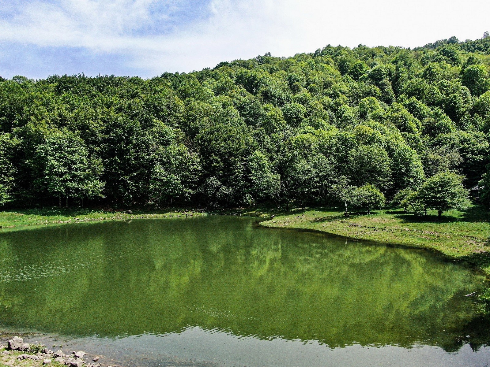 Le lac Verde en Lunigiane