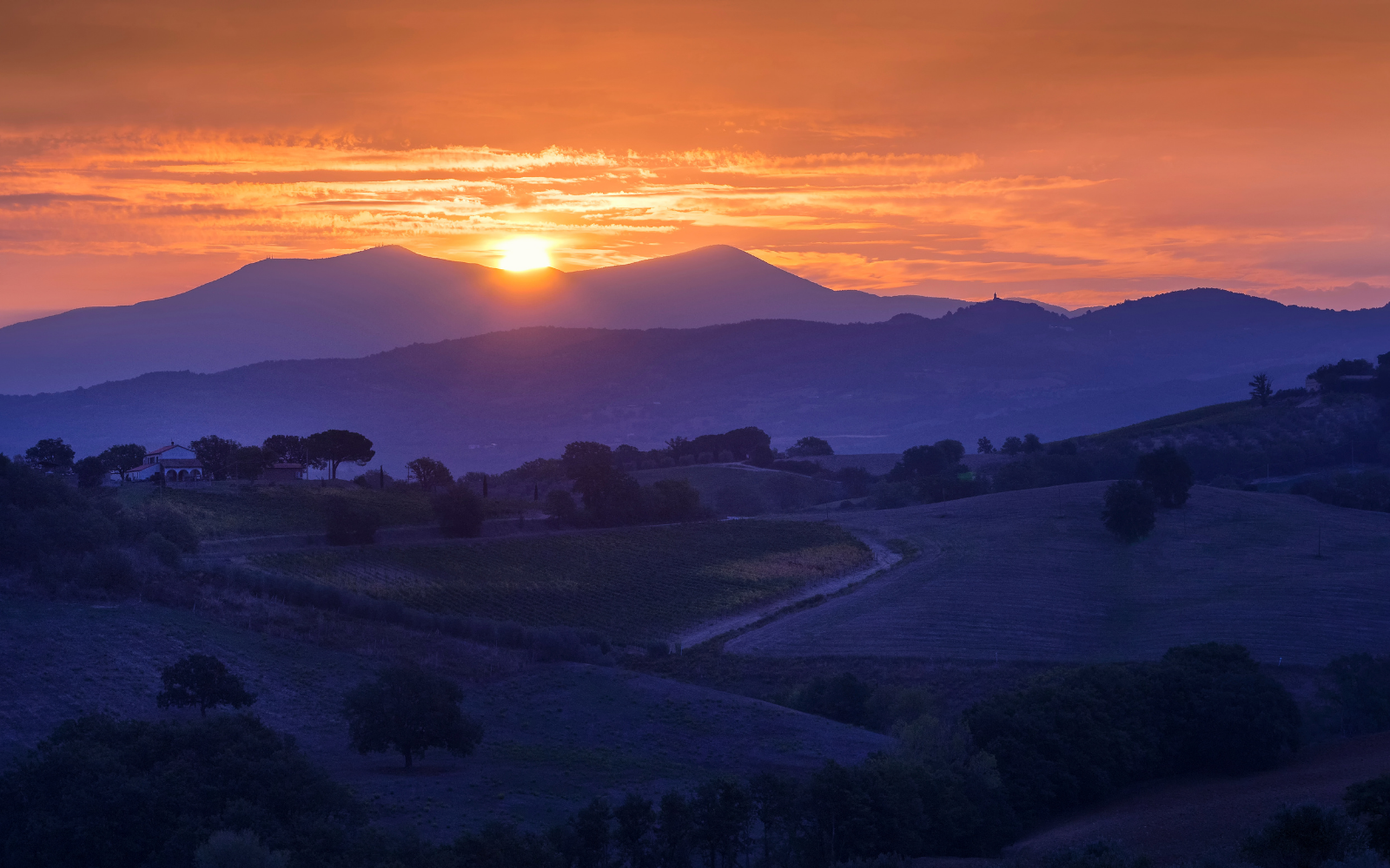 Vue du Mont Amiata