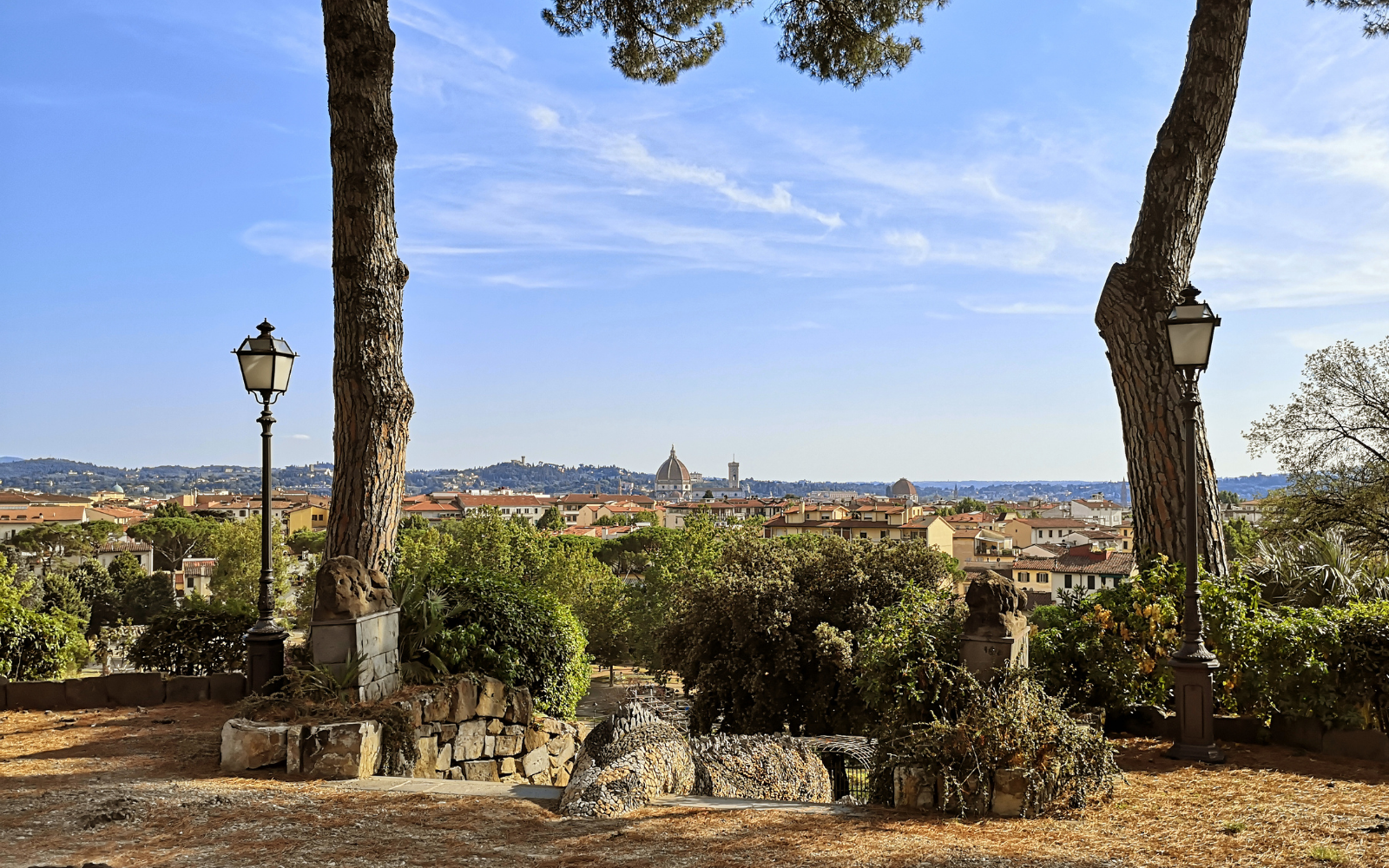 Vue de Florence depuis les Orti del Parnaso