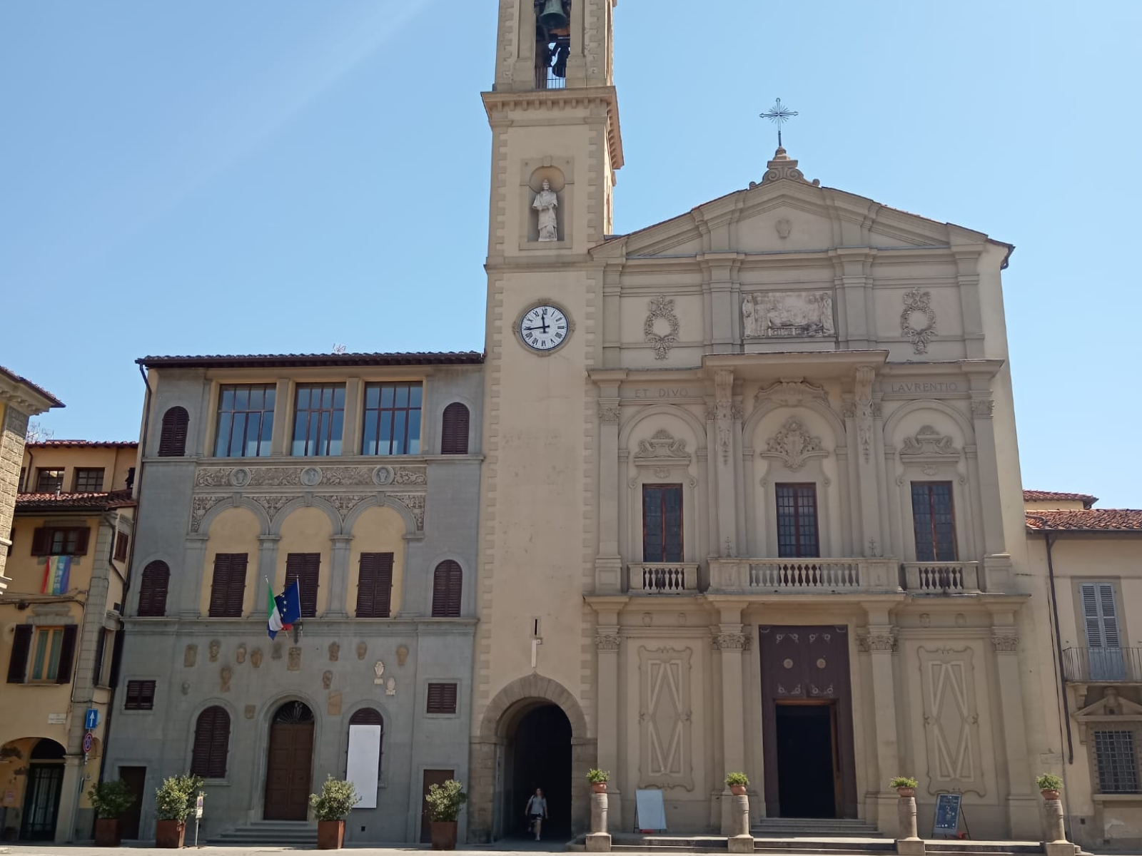 Palazzo del Podestà et Collégiale de San Lorenzo à Montevarchi