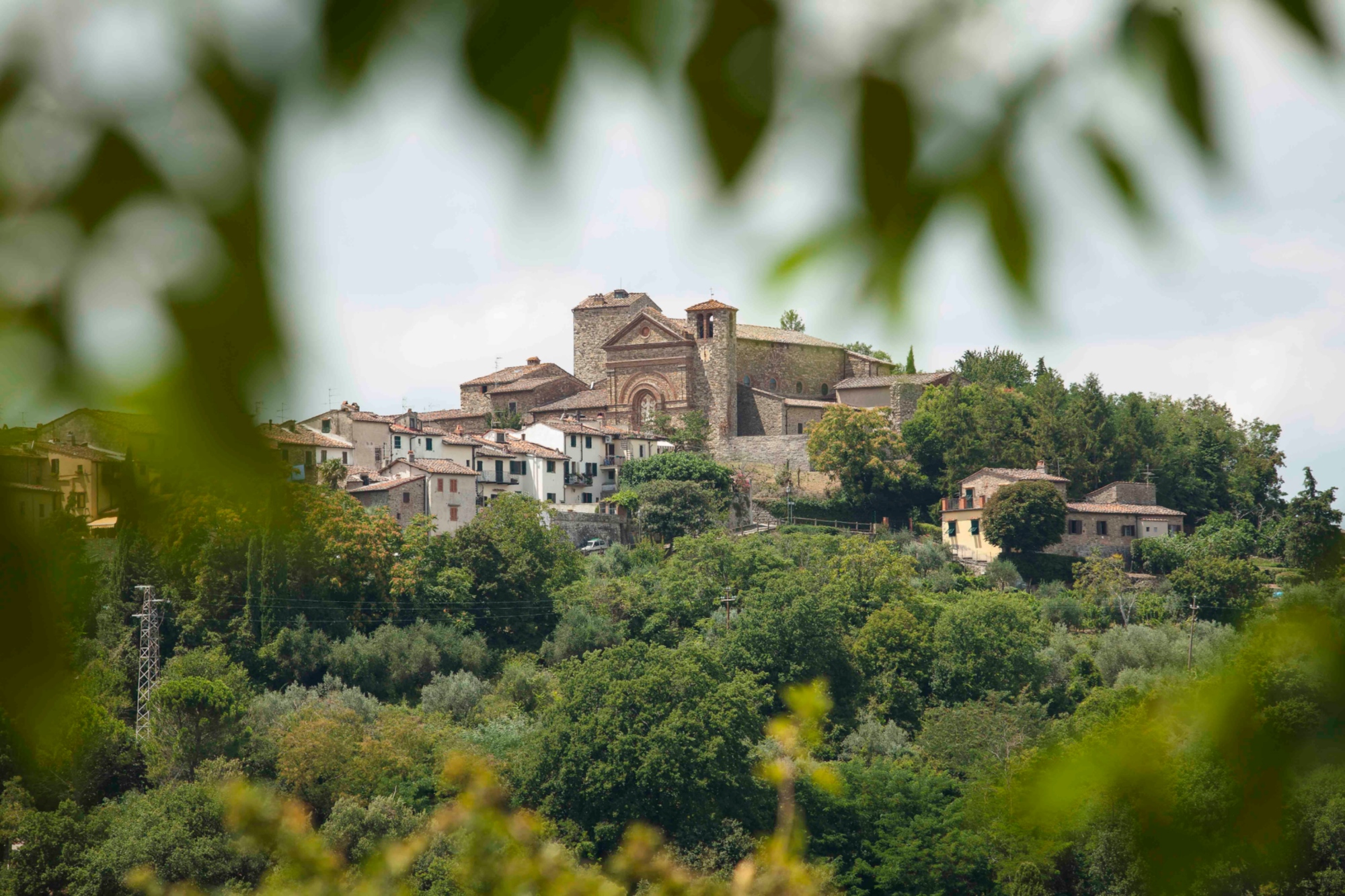 Vue du village de Panzano in Chianti