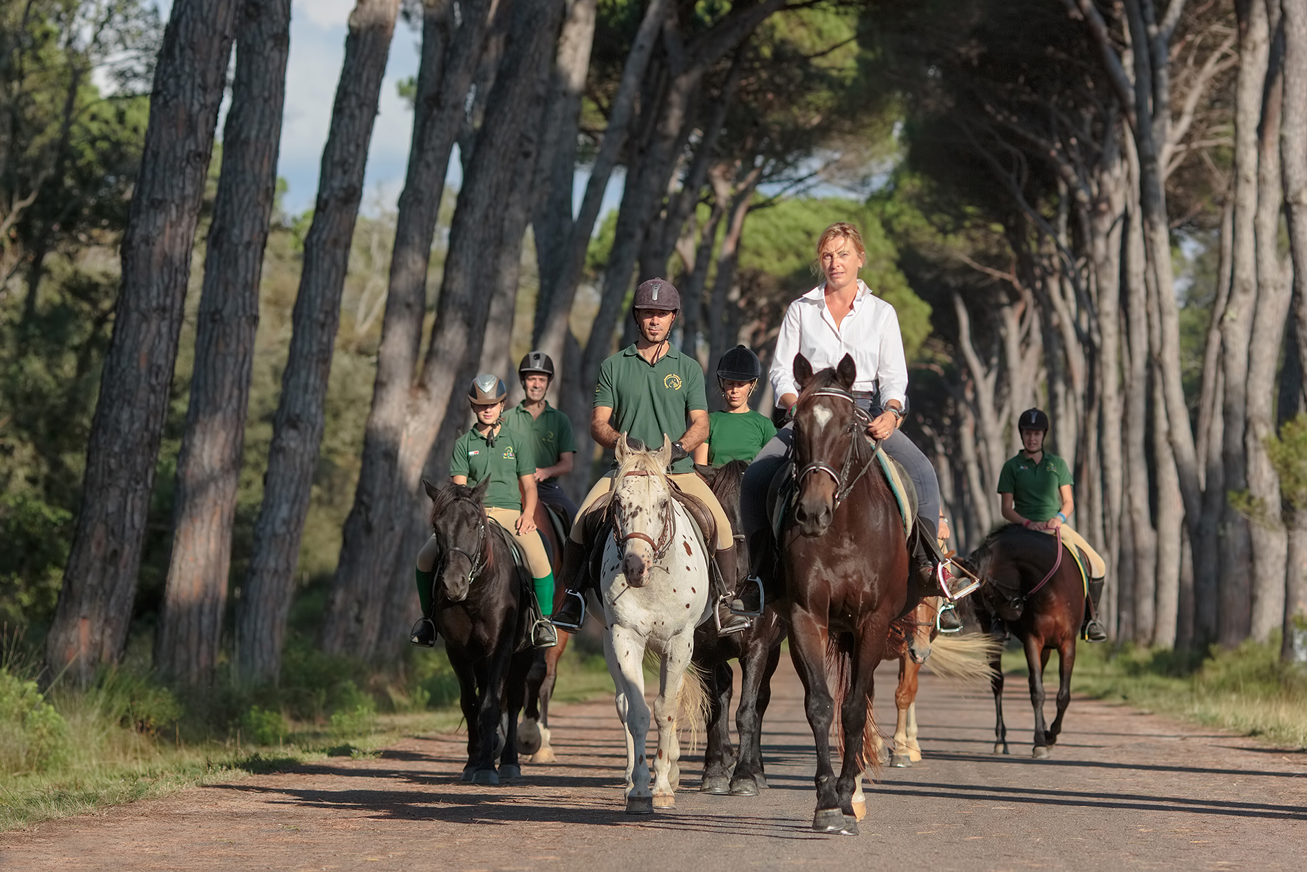 À cheval dans le Parc de San Rossore