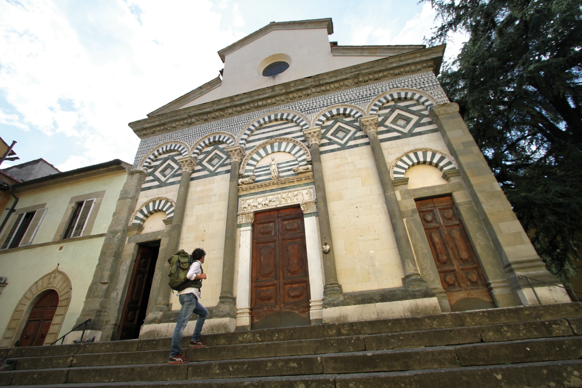 Façade de l’église Sant'Andrea à Pistoia