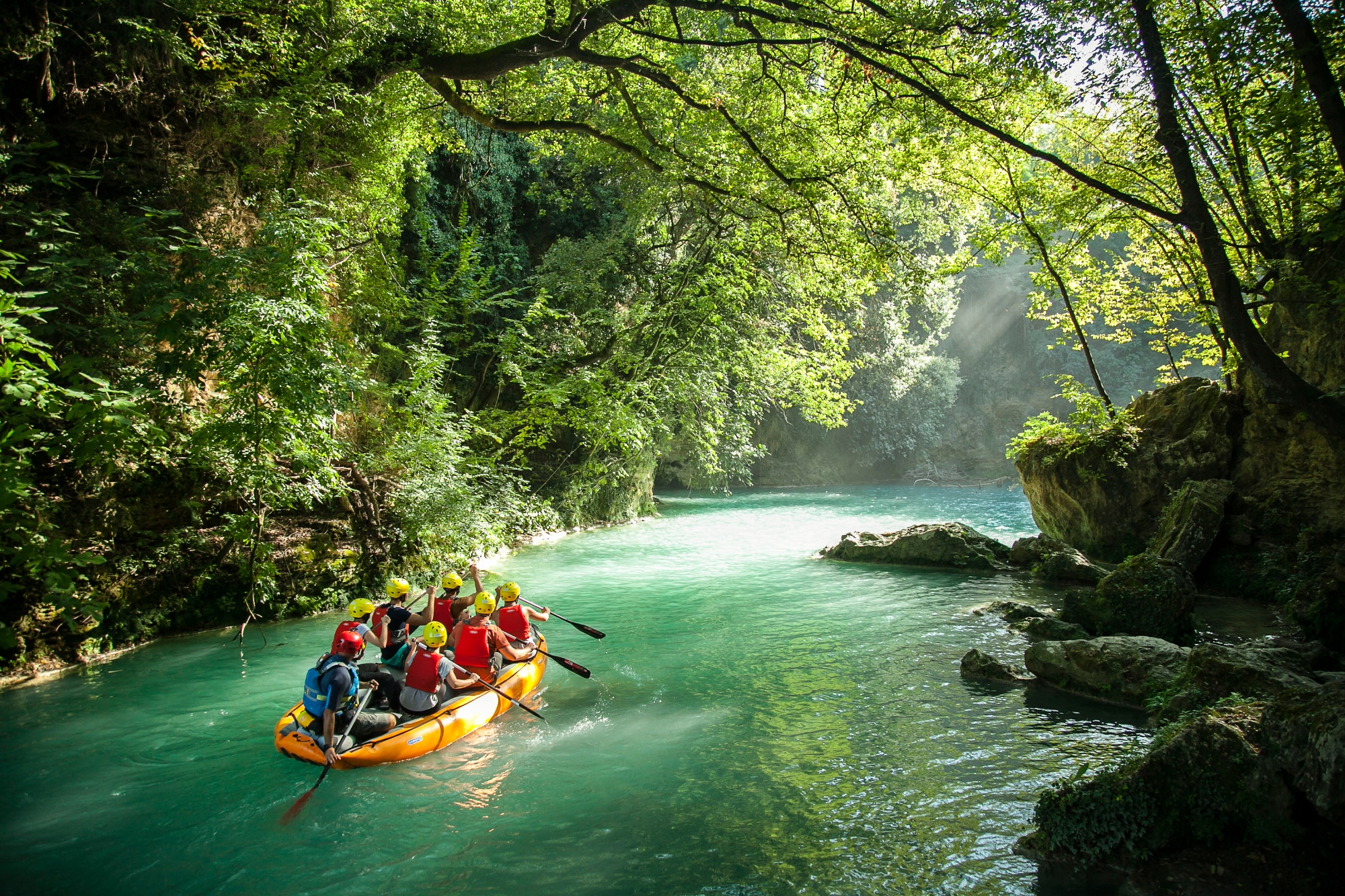 Rafting sur la rivière Elsa à Colle di Val d'Elsa