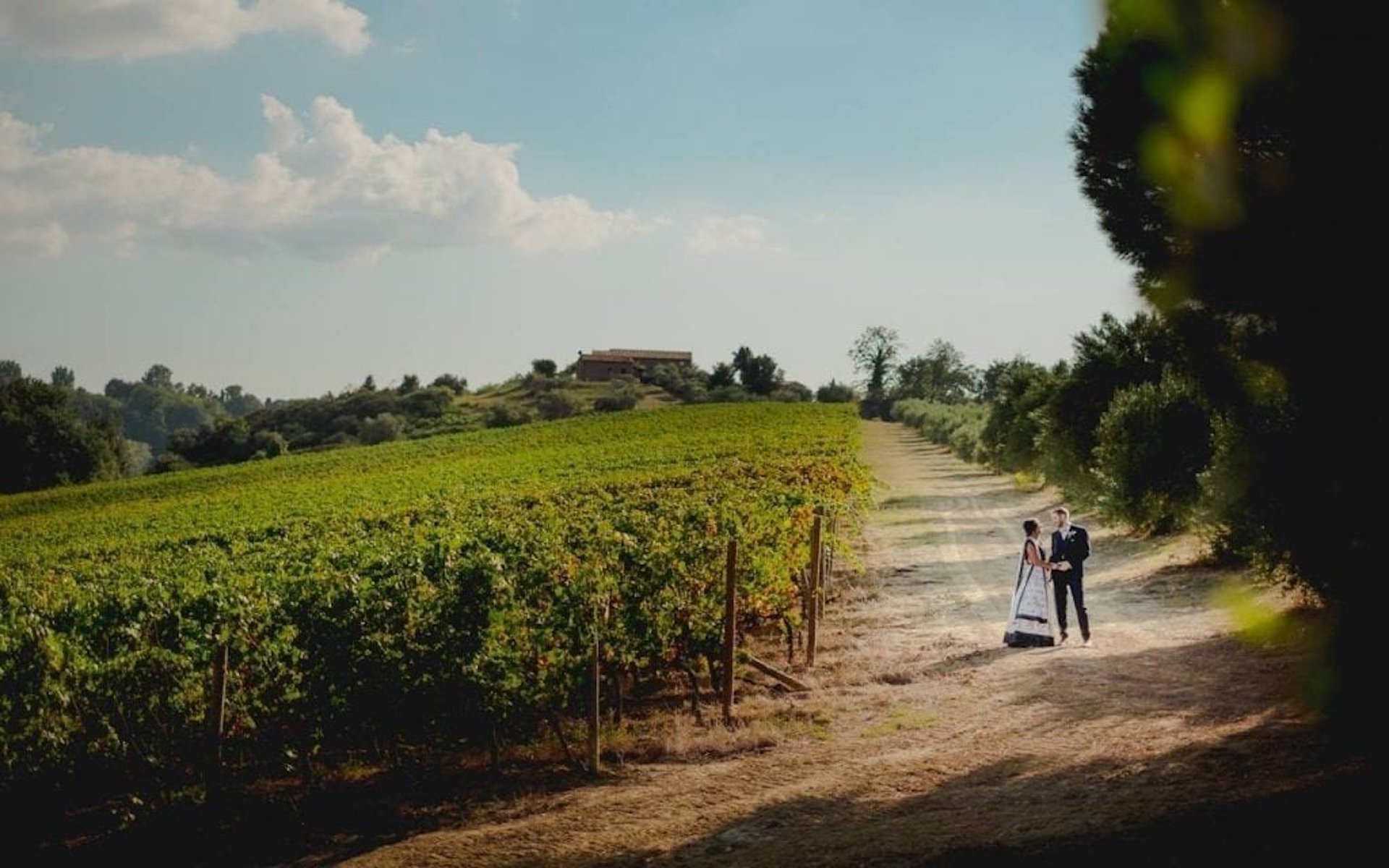 Se marier dans un vignoble