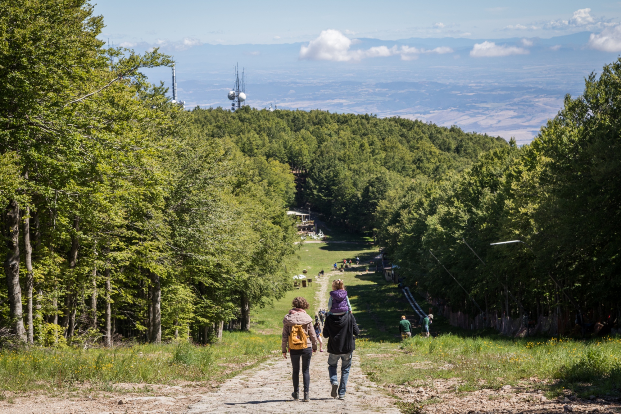 Randonnée jusqu'au sommet du Mont Amiata