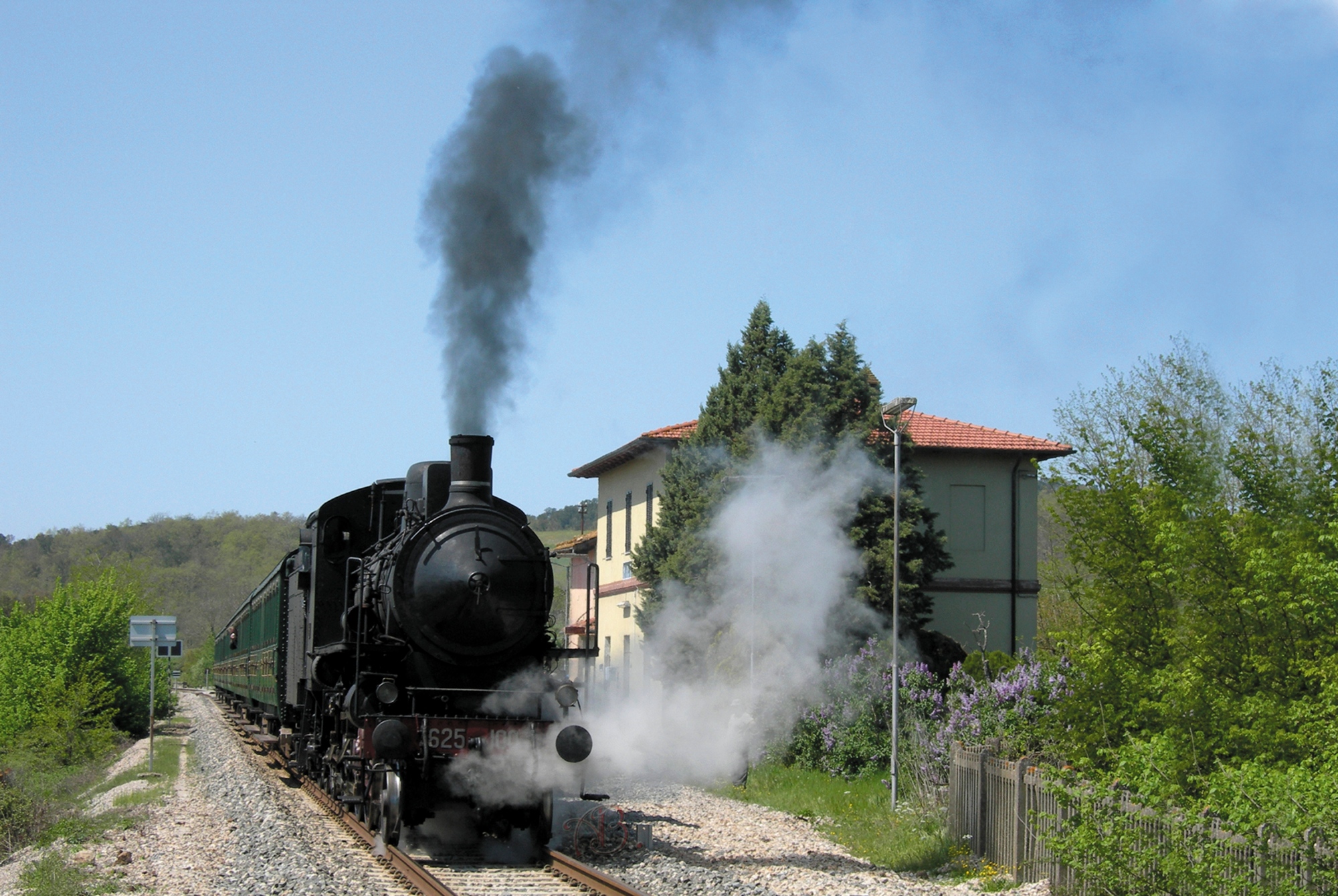 Treno a vapore da Siena a Abbadia San Salvatore per la festa d'autunno