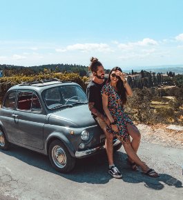 Vintage Fiat 500 tours in Chianti