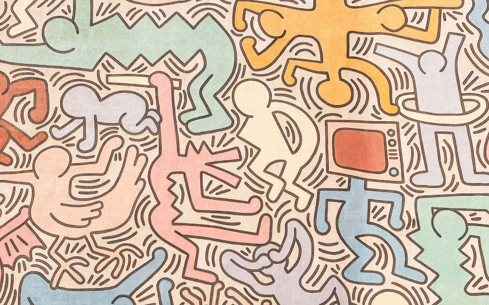 « Tuttomondo » de Keith Haring