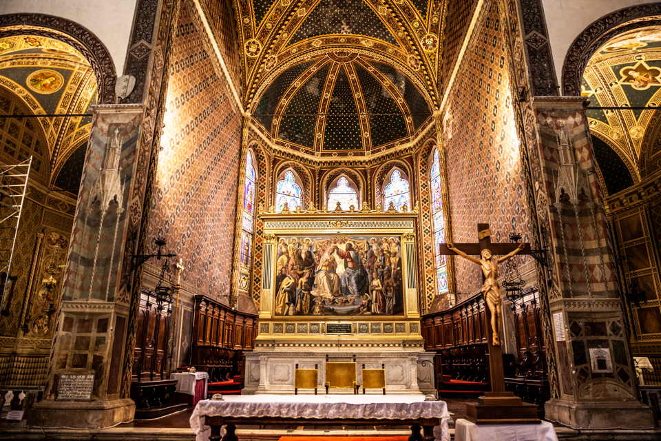 Intérieur de la Basilique de San Clemente in Santa Maria dei Servi