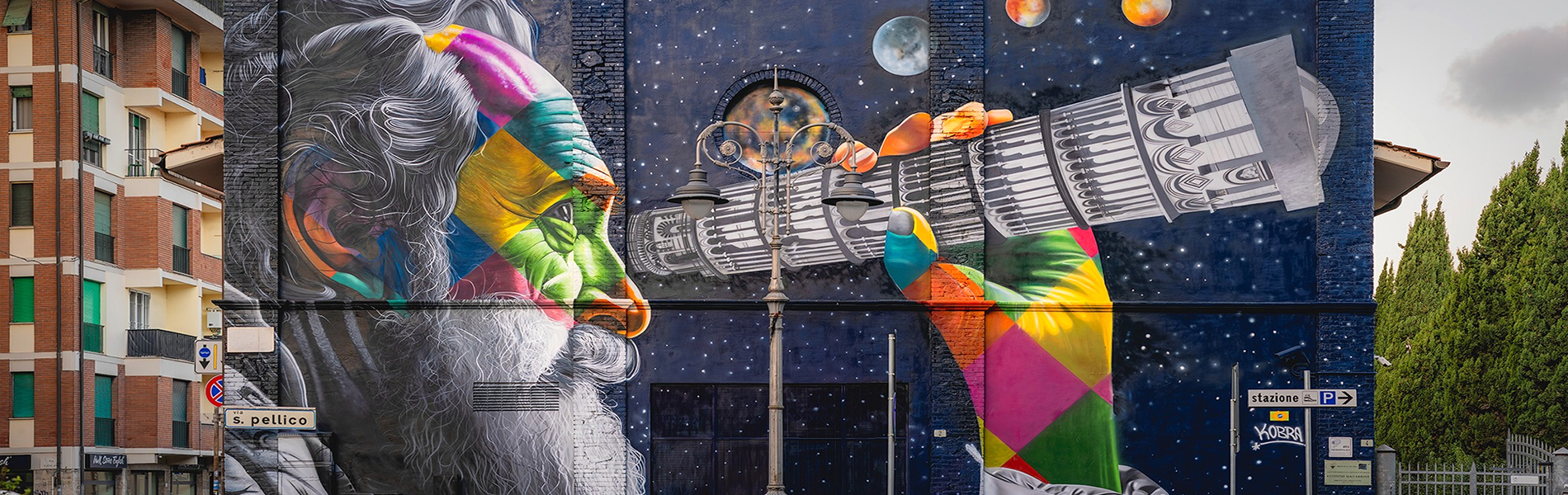 Galileo Galilei by Edoardo Kobra