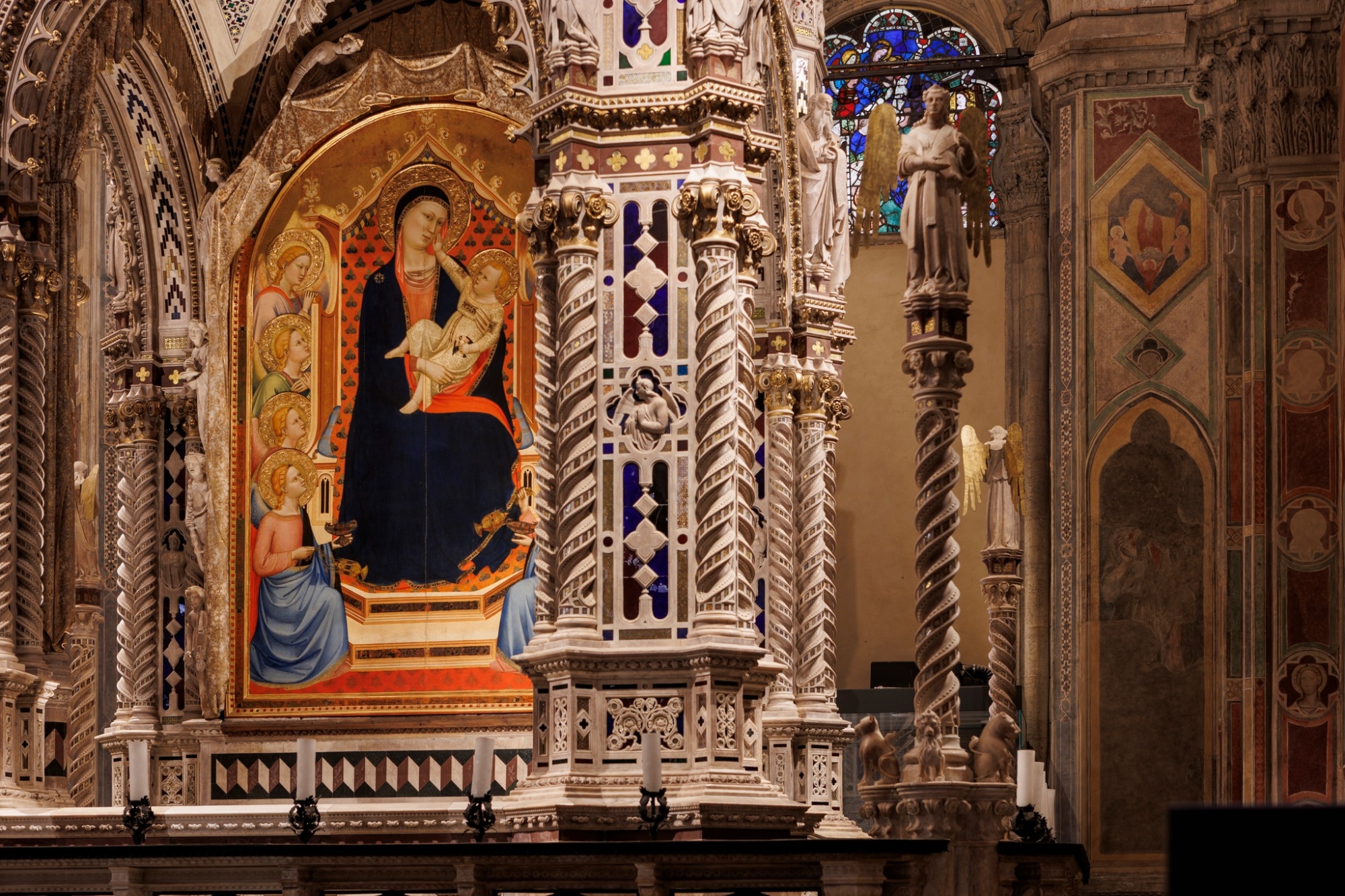 Intérieur de l'église d'Orsanmichele