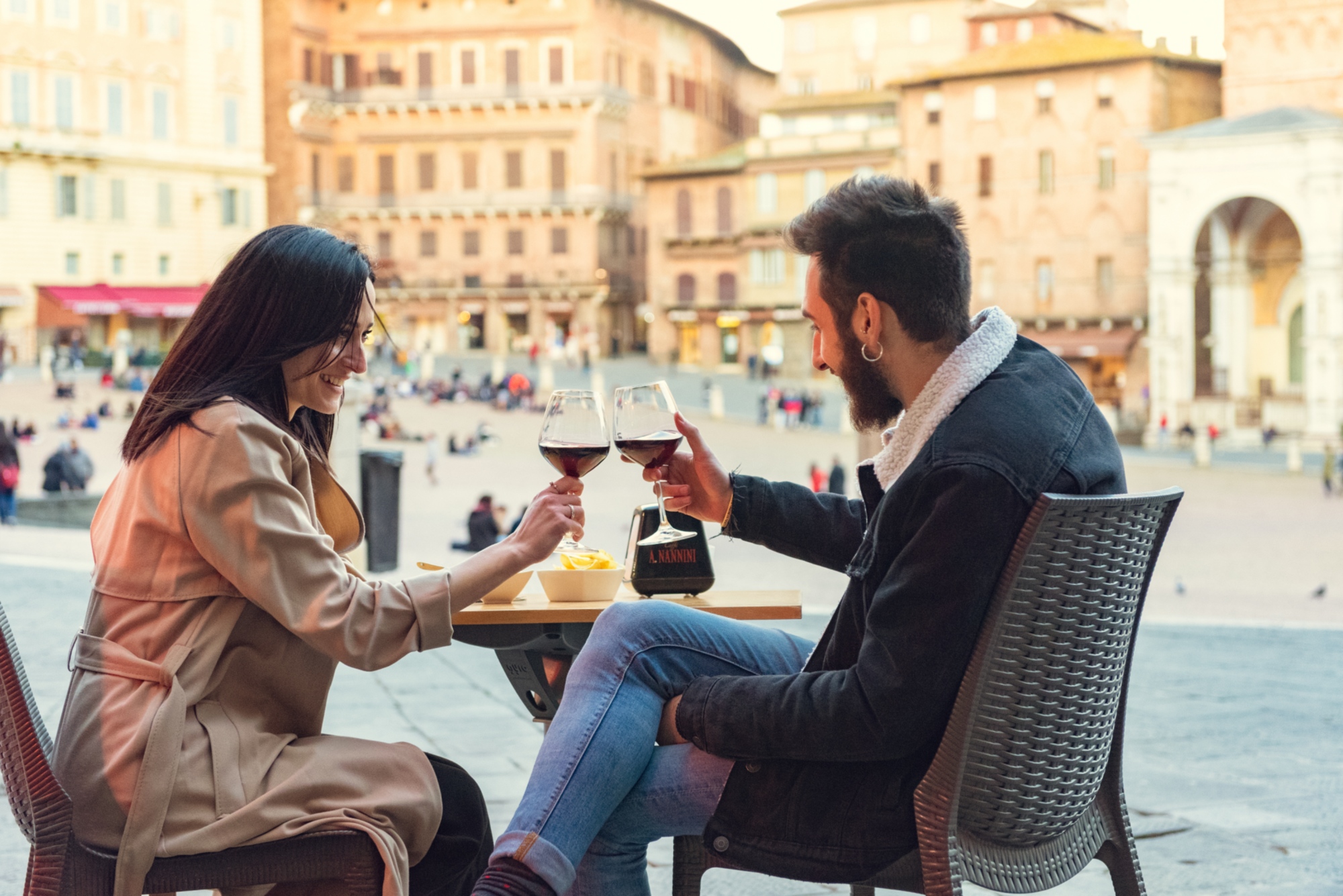 Apéritif sur Piazza del Campo, Sienne