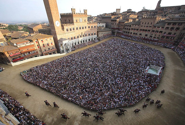 Piazza del Campo à Sienne