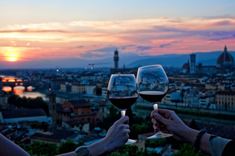 Toast à Saint Valentin - Torre di Arnolfo