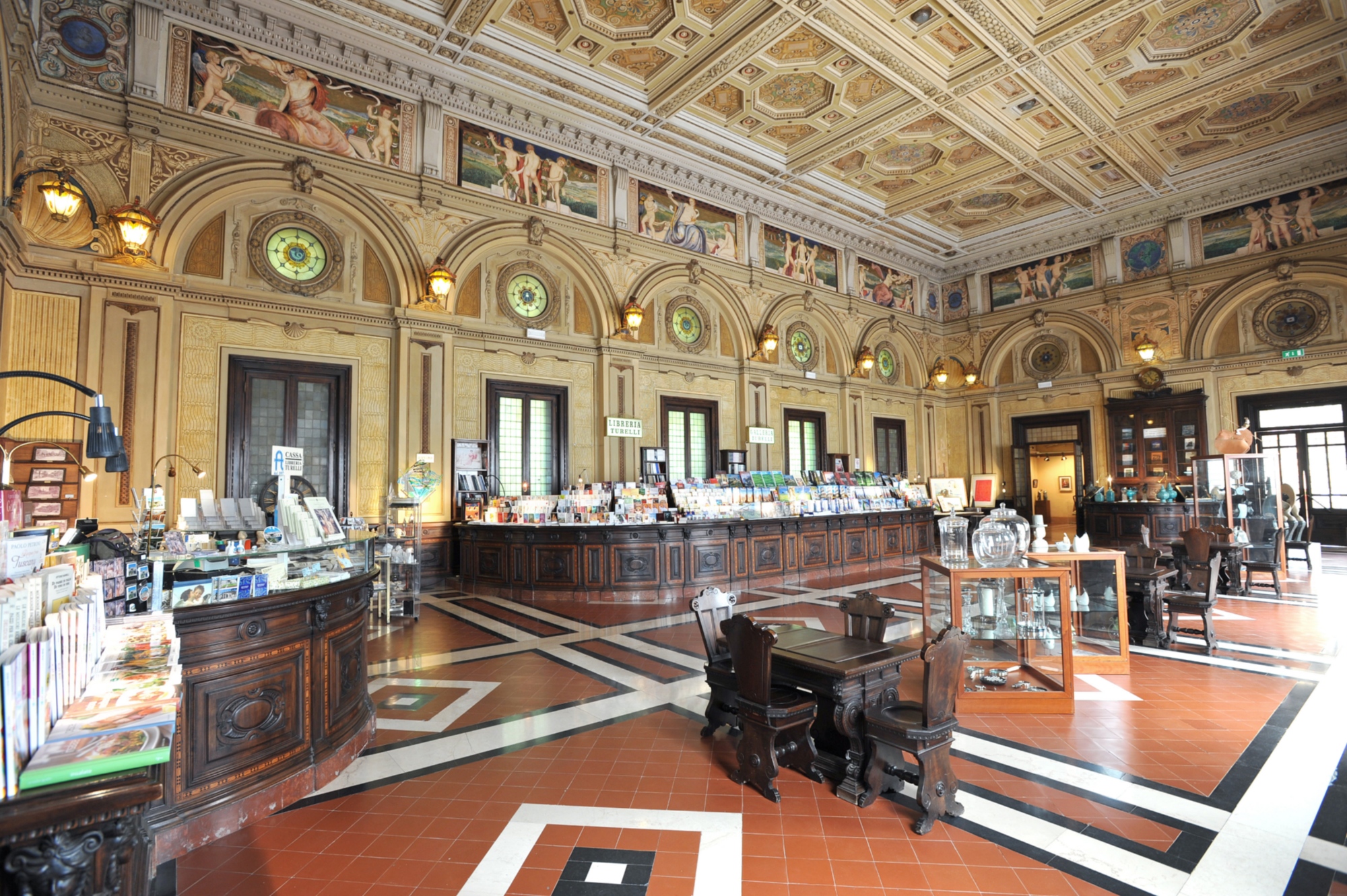 Salle d'écriture aux ThermesTettuccio