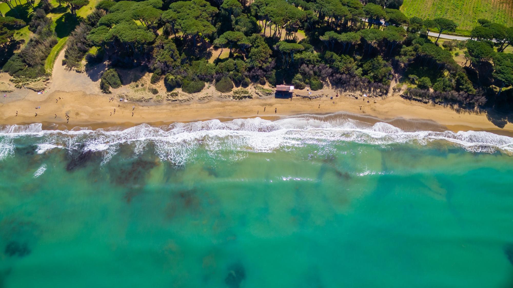 Baratti vue d'en haut