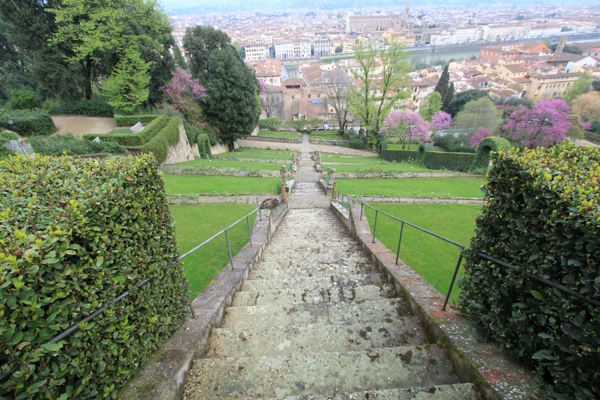 Florence vue de l'escalier du Jardin