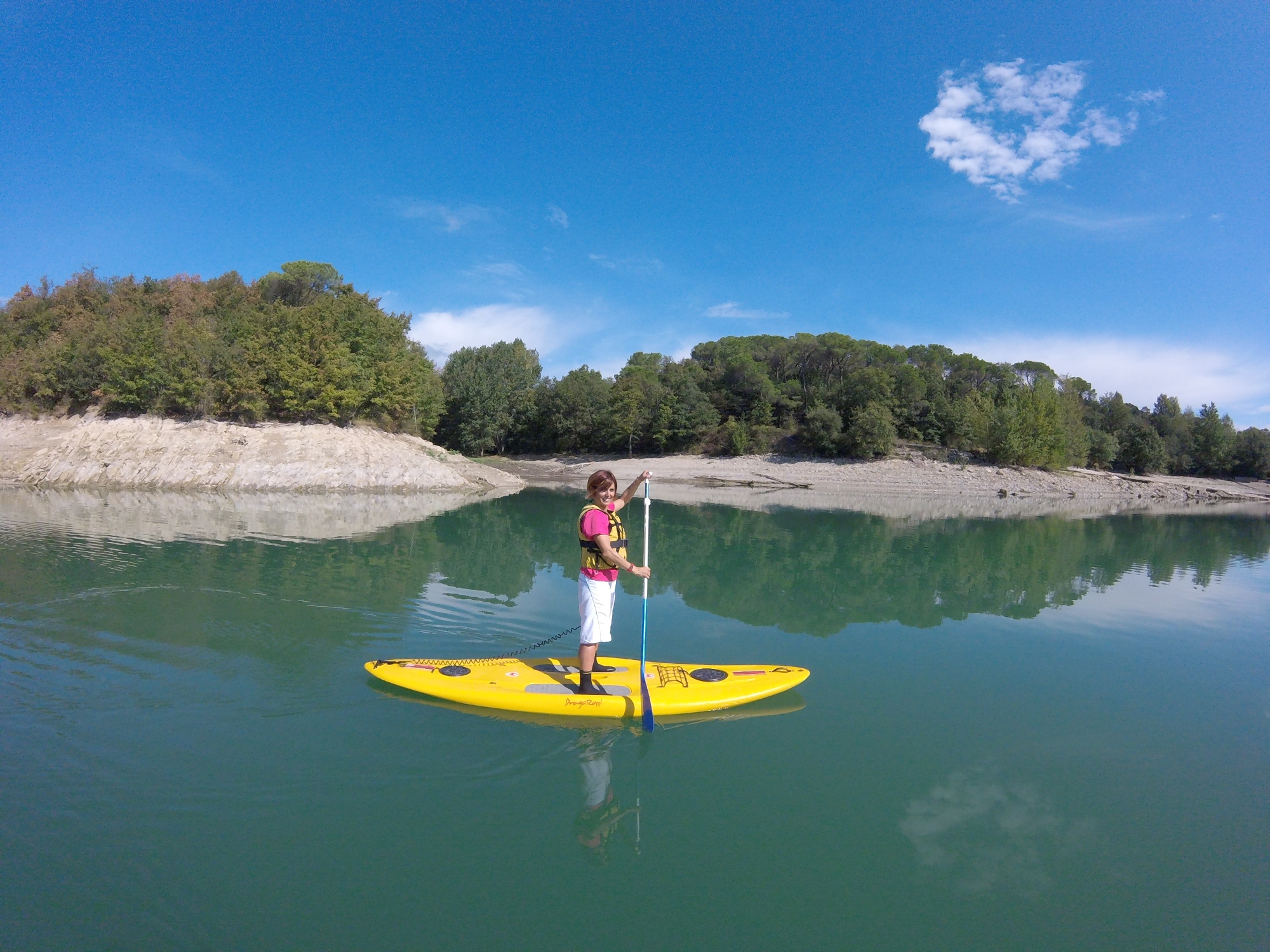 SUP sur le lac de Bilancino