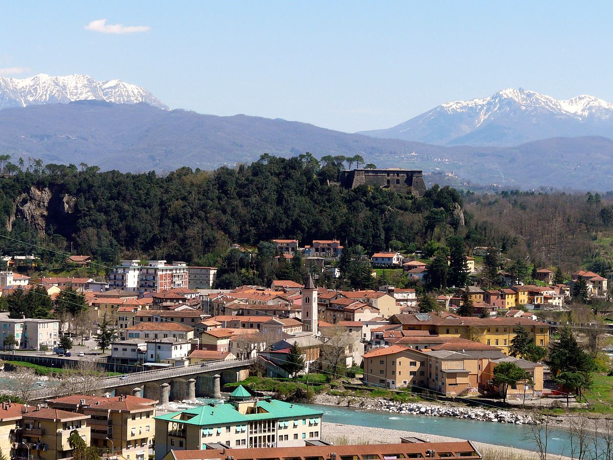 Aulla, panorama da Podenzana