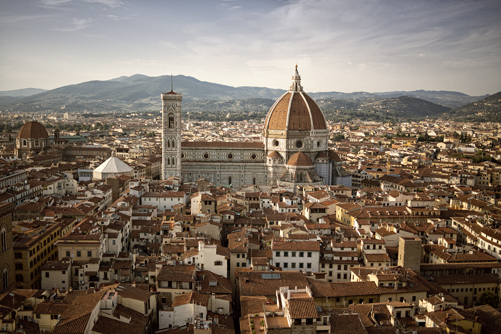 Florence vue de la tour du Palazzo Vecchio