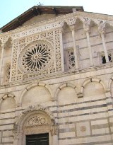 Facade of Carrara Cathedral